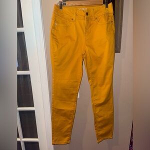 NOBO Mustard Skinny Pants size 11 autumn Fallcore